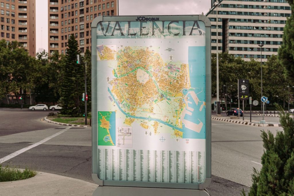 carte ville espagne