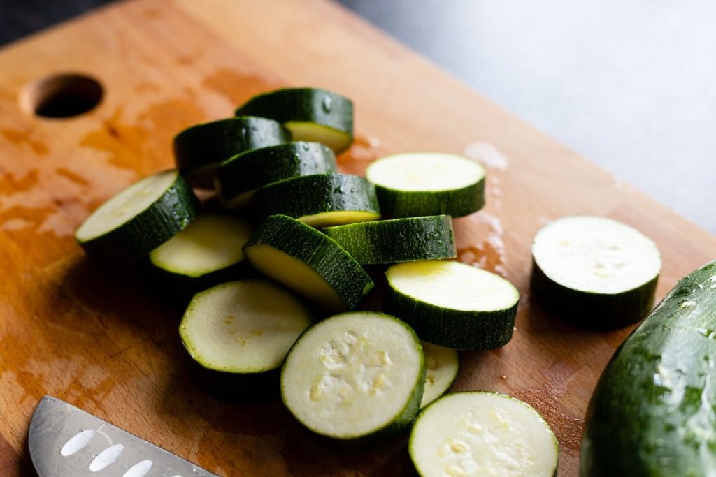 courgettes au four en rondelles